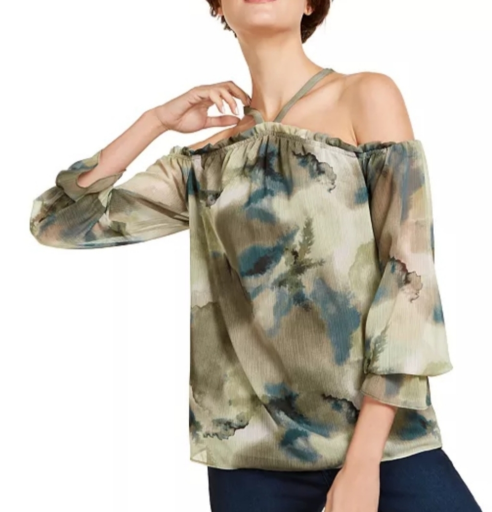 INC International Concepts cold shoulder top